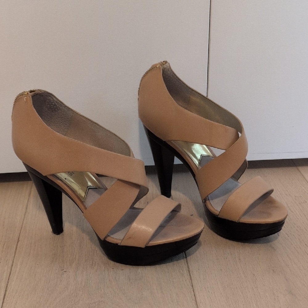 Michael Kors Nude Strappy Heels